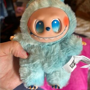 Aqua Plush Monster by Pop Mart